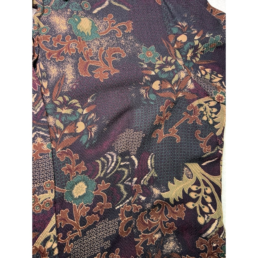 Sag Harbor Womens sz 14 Button up shirt Long sleeve casual Paisley - Picture 3 of 13